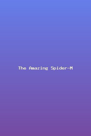 The Amazing Spider-Man