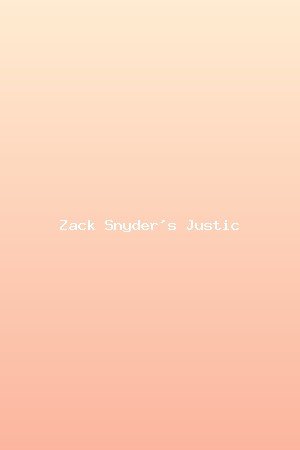 Zack Snyder's Justice League